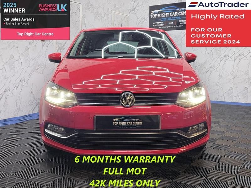 Used VW Polo SEL 110 HP (80 kW) 2017 Red Hatchback
