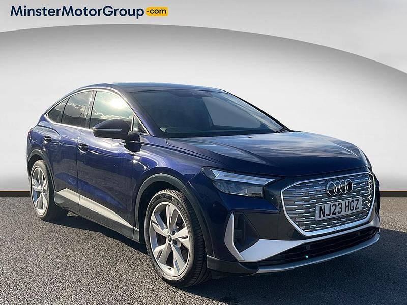 Used Audi Q4 e-tron S-Line 150 kW (204 HP) 2023 Blue SUV