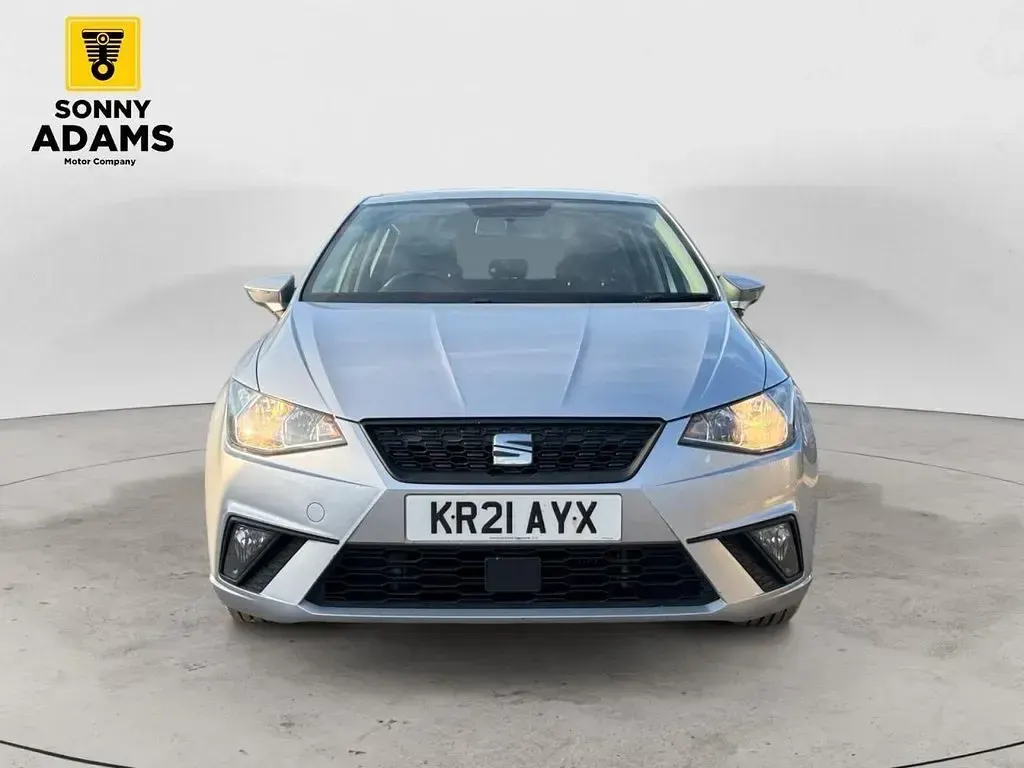 Used Seat Ibiza SE Technology 95 HP (69 kW) 2021 Silver Hatchback