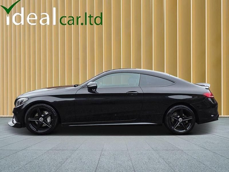 Used Mercedes C220 AMG line 2016 Black Coupe