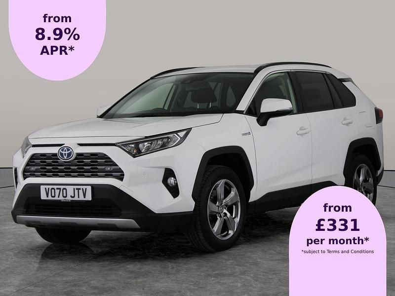 White Used 2020 Toyota RAV4 Hybrid Design SUV | £22,229 (Good price) - Image 1/1