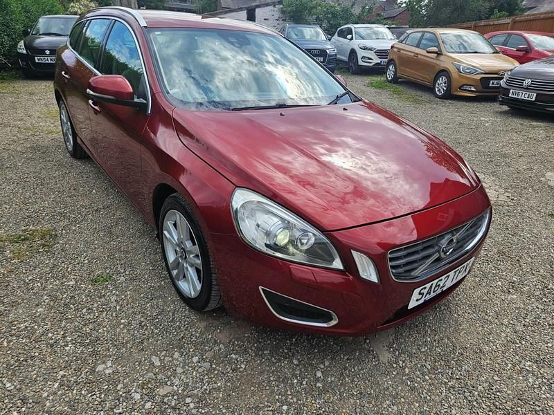Flamenco red pearl Used 2012 Volvo V60 SE Lux Estate | £4,995 (Good price) - Image 1/4