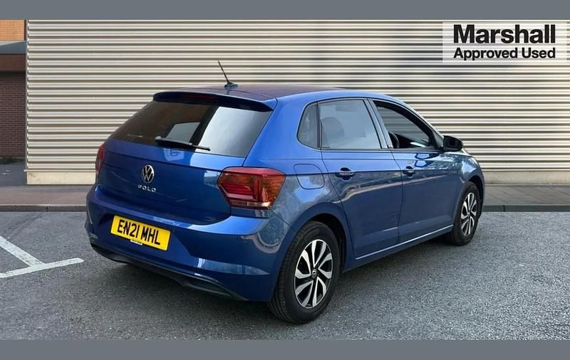 Used VW Polo Active 95 HP (69 kW) 2021 Blue Hatchback
