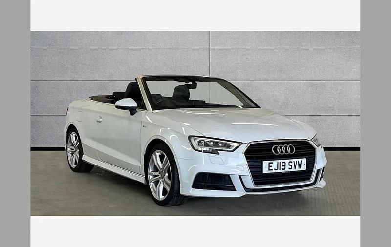 Used Audi A3 Cabriolet S-Line 147 HP (108 kW) 2019 White Cabriolet