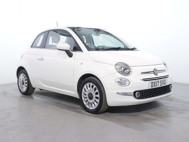 White Used 2017 Fiat 500 Lounge Hatchback | £6,000 (Fair price) - Image 1/1