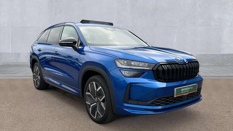 Blue Used 2025 Skoda Kodiaq SportLine SUV | £40,690 (A bit pricey) - Image 1/4