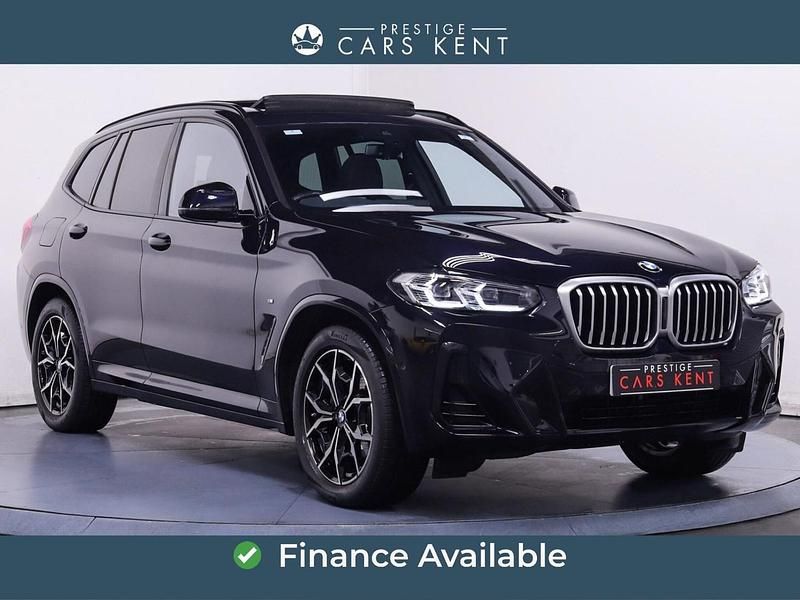 Black Used 2022 BMW X3 M Sport SUV | £34,600 (Good price) - Image 1/4