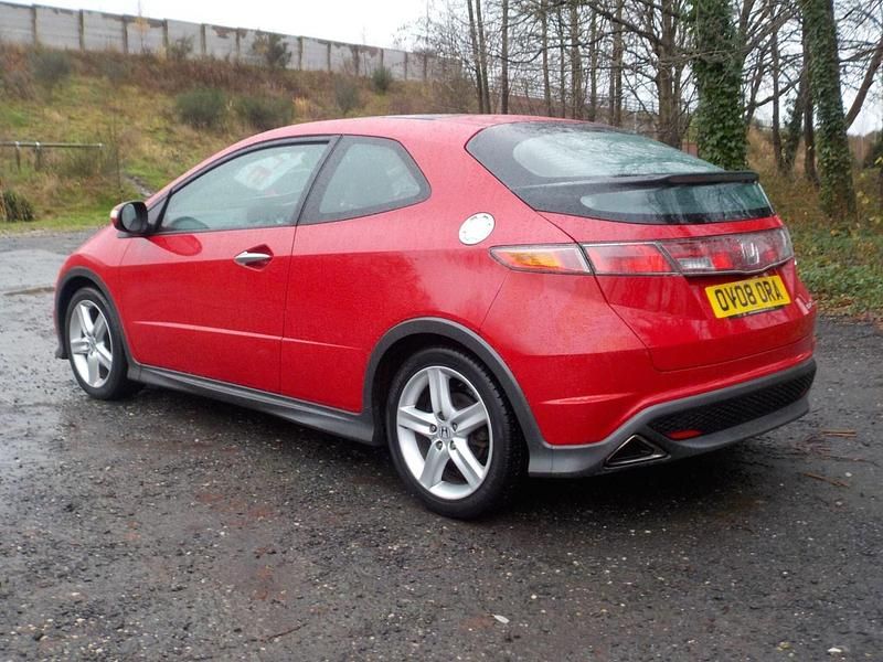 Used Honda Civic Type S 138 HP (101 kW) 2008 Red Hatchback