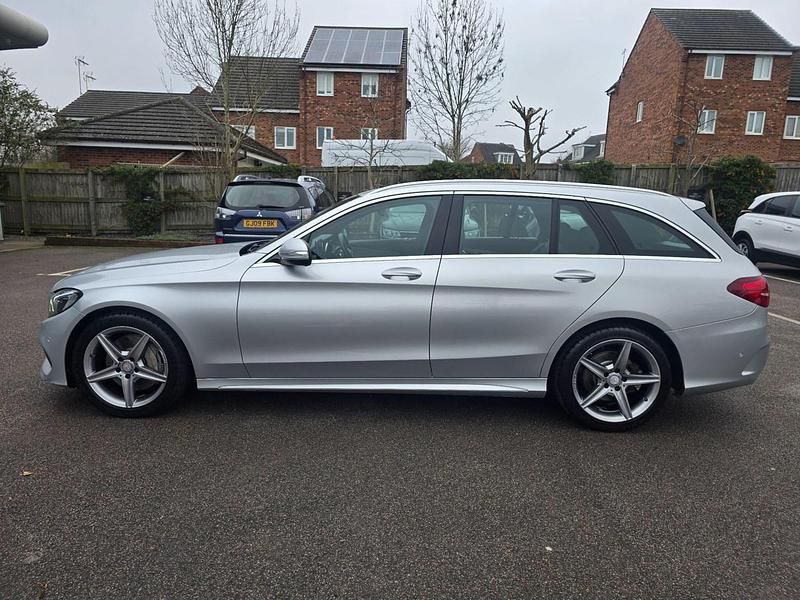 Used Mercedes C250 AMG line 2014 Silver Estate