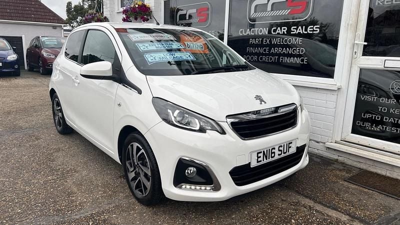 White Used 2016 Peugeot 108 Allure Hatchback | £6,795 (Fair price) - Image 1/4