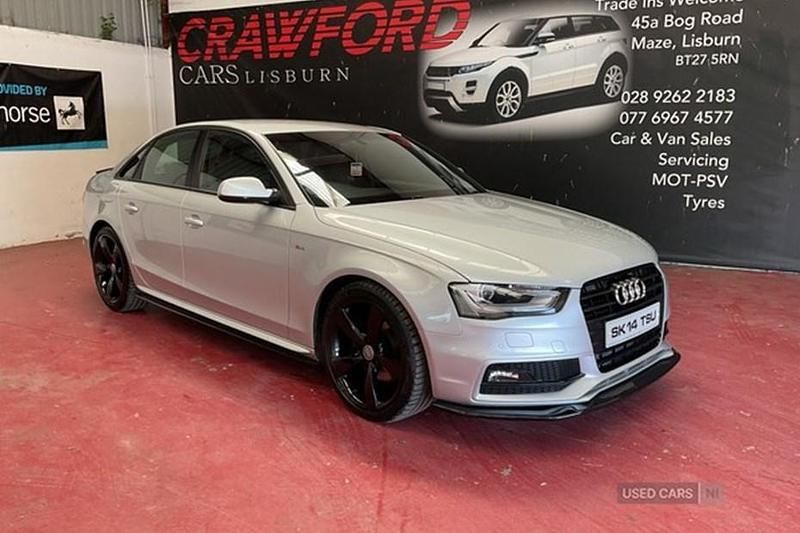 Silver Used 2014 Audi A4 Black Edition Sedan | £8,995 (Good price) - Image 1/1