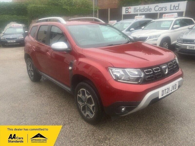 Red Used 2021 Dacia Duster Prestige SUV | £11,775 (Good price) - Image 1/4