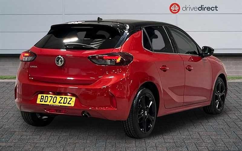 Used Vauxhall Corsa Elite 101 HP (74 kW) 2020 Red Hatchback