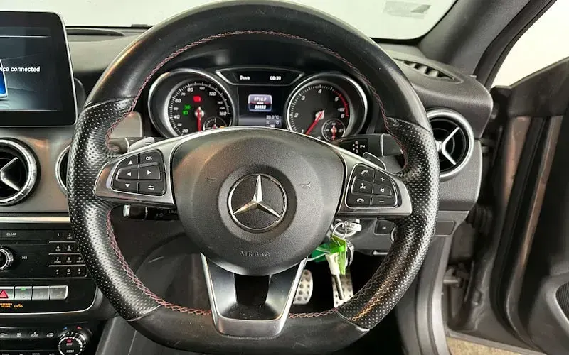 Used Mercedes CLA220 AMG line 177 HP (130 kW) 2017 Grey Coupe