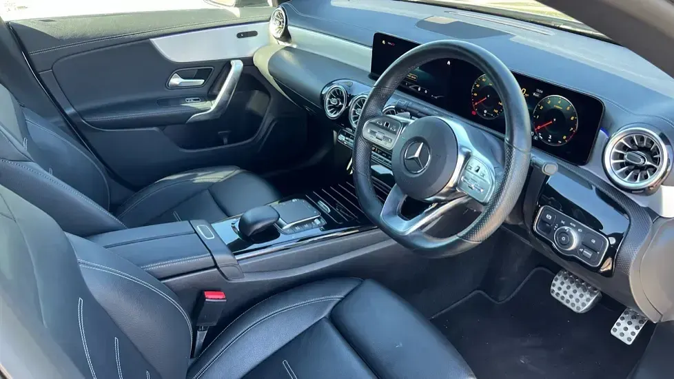 Used Mercedes CLA180 AMG Line Premium 136 HP (100 kW) 2023 Mountain grey metallic Sedan