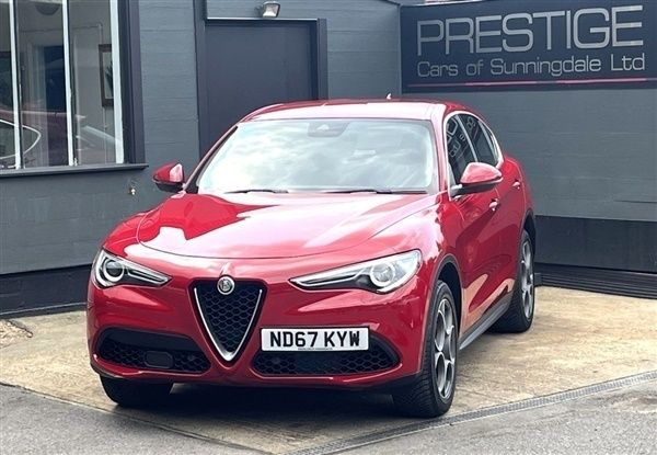 Alfa red with black leather Used 2018 Alfa Romeo Stelvio Edizione Speciale SUV | £18,950 (Fair price) - Image 1/1