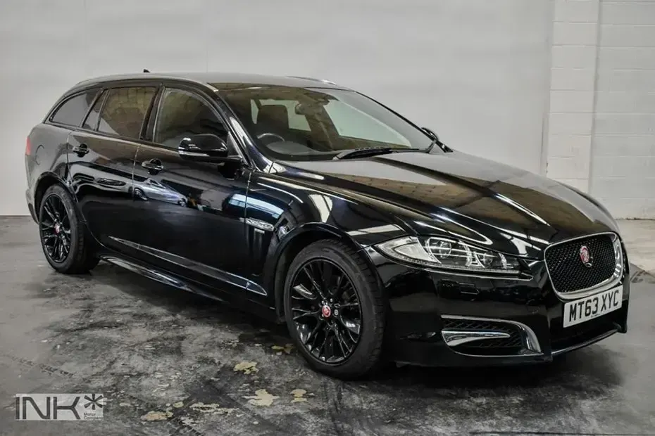 Used Jaguar XF Sportbrake R-Sport 240 HP (176 kW) 2014 Black Estate