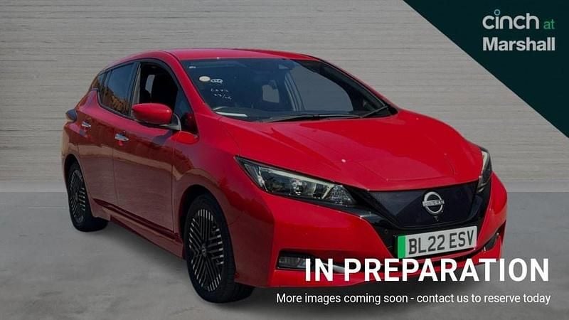 Red Used 2022 Nissan Leaf N-Connecta Hatchback | £10,191 (Fair price) - Image 1/4