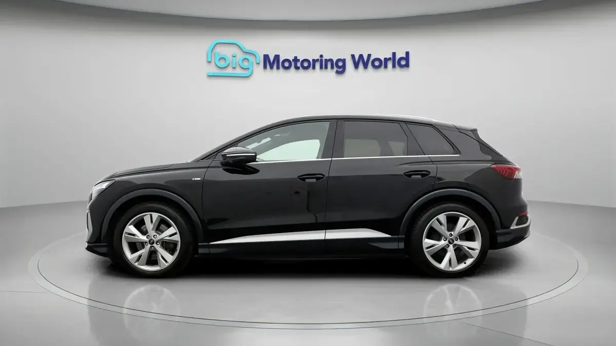 Used Audi Q4 e-tron S-Line 150 kW (204 HP) 2022 Black SUV