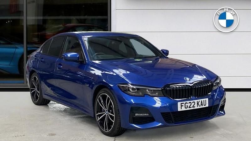 Blue Used 2022 BMW 330e M Sport | £25,900 (Fair price) - Image 1/4