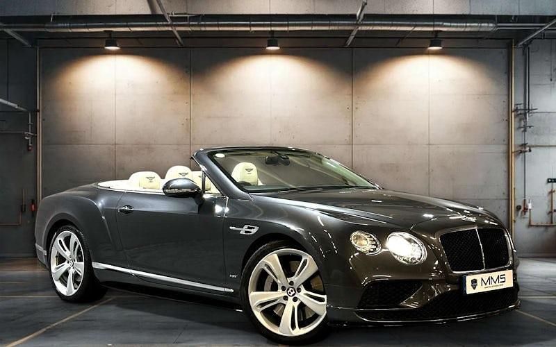 Used Bentley Continental GT Convertible Mulliner 529 HP (389 kW) 2017 Grey Cabriolet