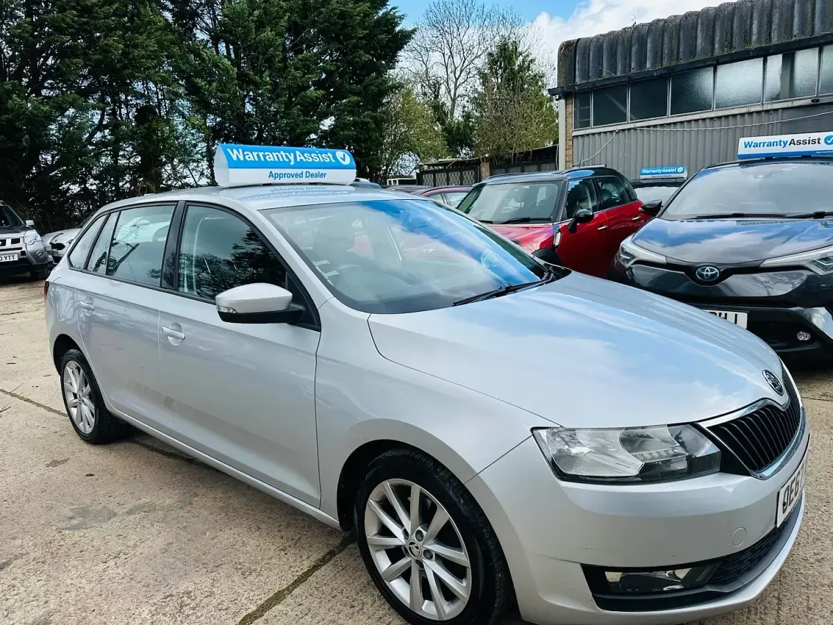 Used Skoda Rapid SE 115 HP (84 kW) 2018 Silver Hatchback