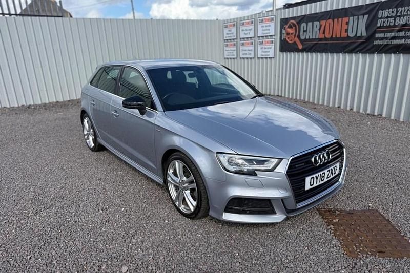 Silver Used 2018 Audi A3 S-Line Hatchback | £14,999 (Good price) - Image 1/1