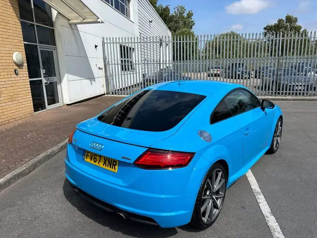 Used Audi TT Black Edition 230 HP (169 kW) 2018 Porsche riviera blue Coupe