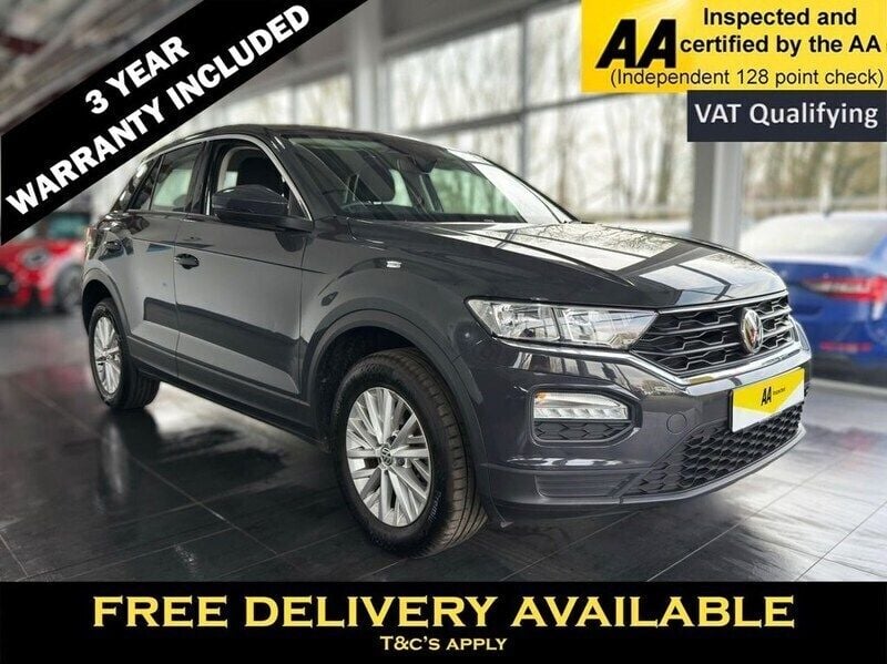 Grey Used 2020 VW T-Roc S SUV | £14,795 (Good price) - Image 1/2