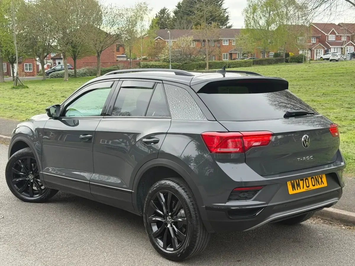 Gebraucht VW T-Roc Black Edition 150 PS (110 kW) 2021 Grau SUV