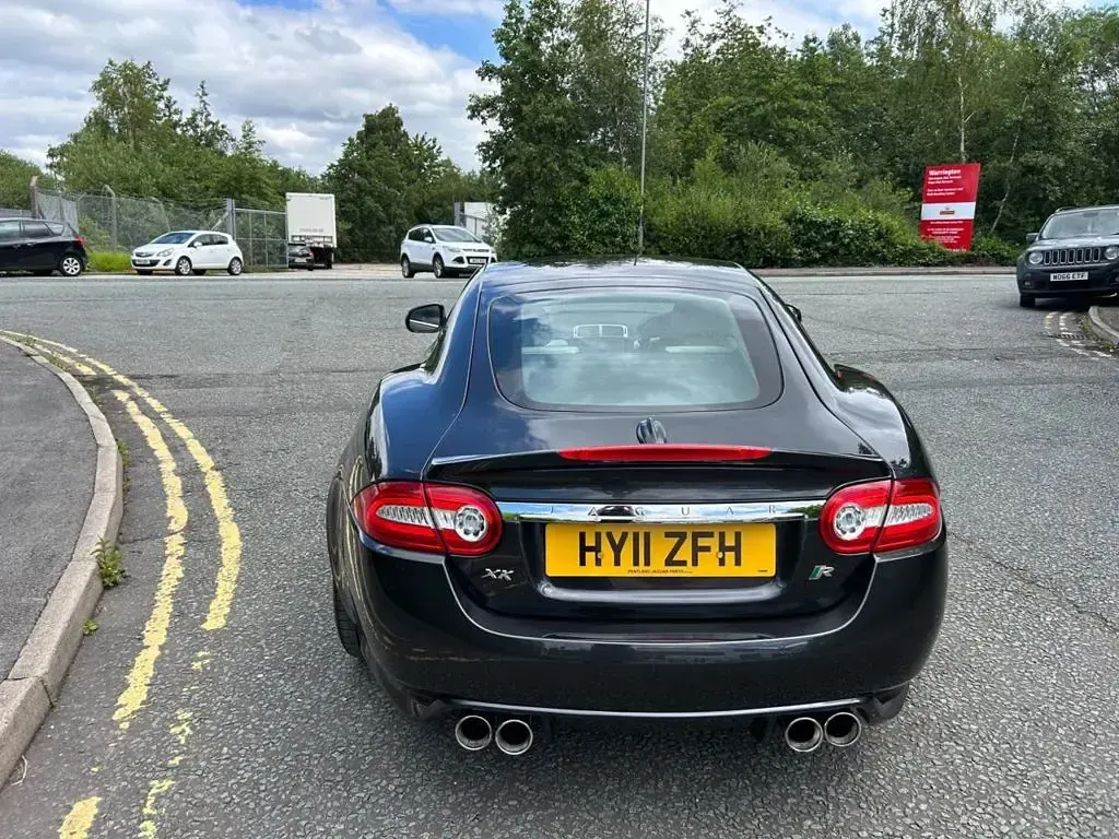 Used Jaguar XKR 510 HP (375 kW) 2011 Stratus grey metallic Coupe