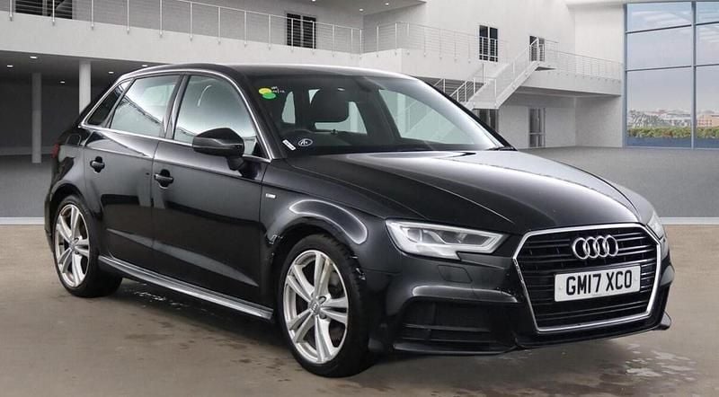 Black Used 2017 Audi A3 Sportback S-Line Hatchback | £13,995 (Super price) - Image 1/4