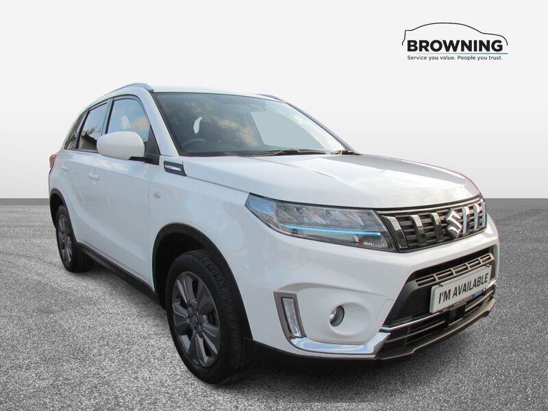 White Used 2022 Suzuki Vitara SZ-T SUV | £15,544 (Fair price) - Image 1/4