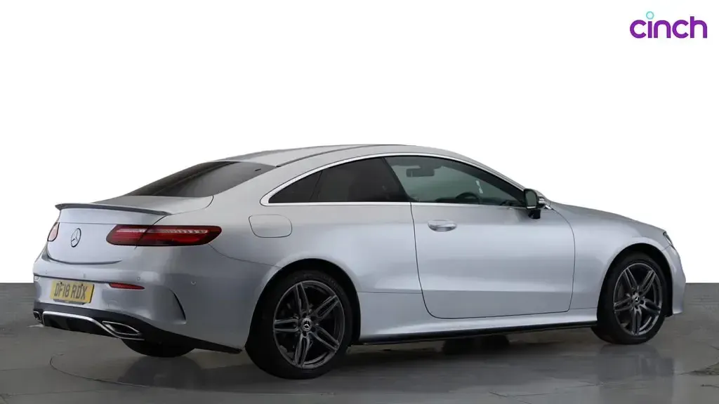 Used Mercedes E220 AMG line 2018 Silver Coupe
