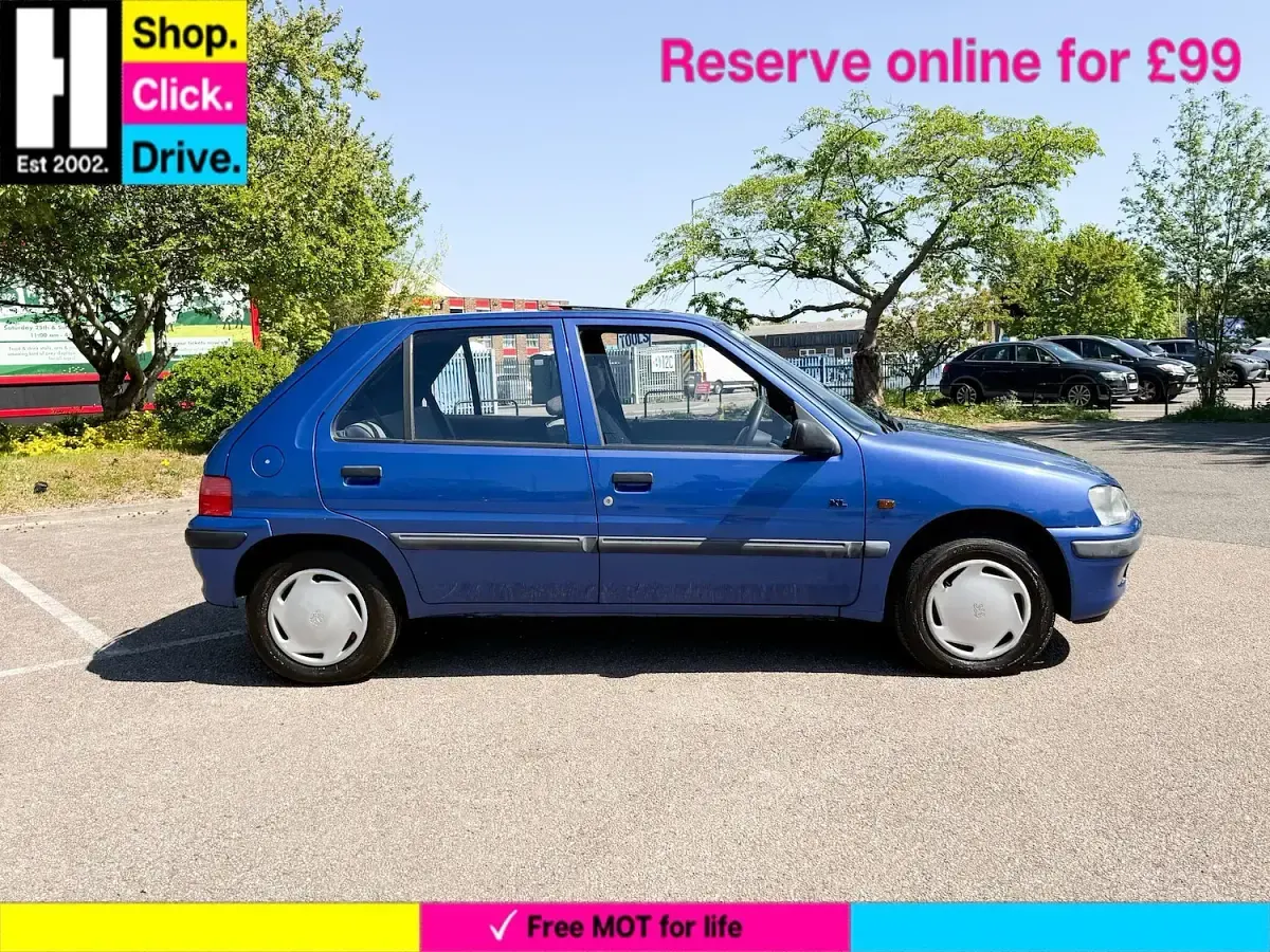 Used Peugeot 106 90 HP (66 kW) 1997 Blue Hatchback
