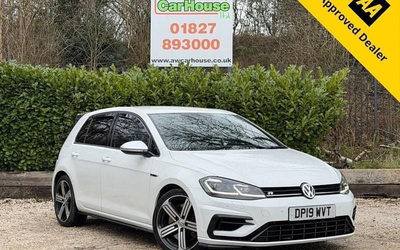 Used VW Golf VII R 300 HP (220 kW) 2019 White Hatchback