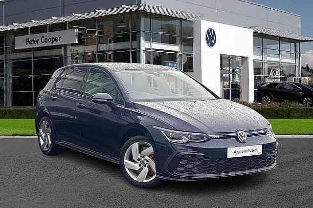 Used VW Golf VIII GTE 245 HP (180 kW) 2022 Blue Hatchback