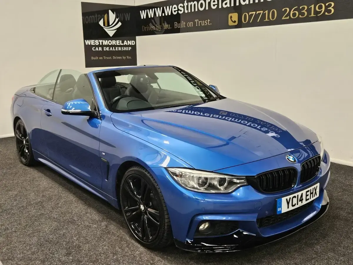 Used BMW 420 M Sport 2014 Blue Cabriolet