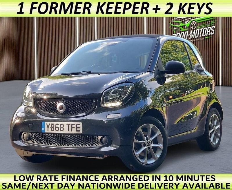 Black Used 2018 Smart ForTwo Coupé Passion Coupe | £2,290 (Super price) - Image 1/4