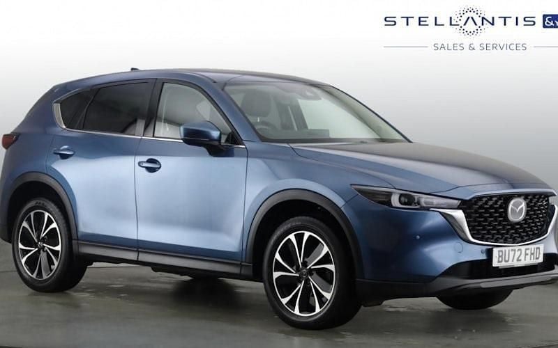 Blue Used 2022 Mazda CX-5 Edition SUV | £21,179 (Fair price) - Image 1/4
