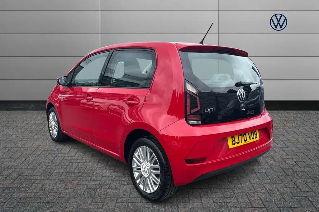 Used VW up! 65 HP (47 kW) 2021 Red Hatchback