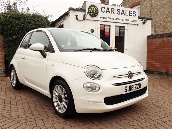 White Used 2018 Fiat 500 Pop Star Hatchback | £7,495 (Fair price) - Image 1/1