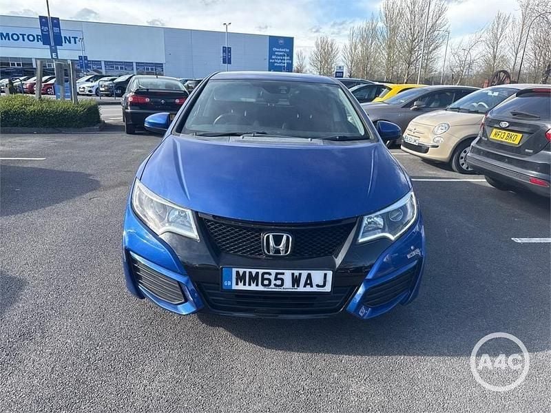 Used Honda Civic S 2015 Blue Hatchback
