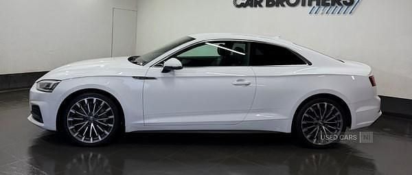 Used Audi A5 S-Line 190 HP (139 kW) 2017 White Coupe