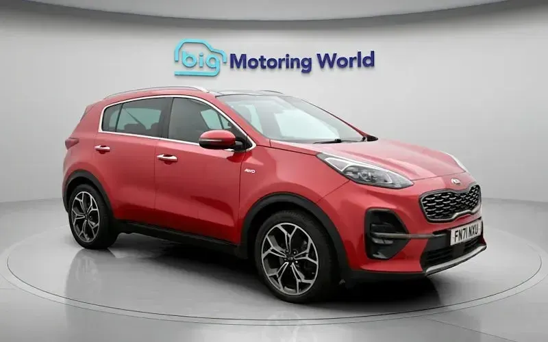 Used Kia Sportage GT-Line S 136 HP (100 kW) 2021 Red SUV