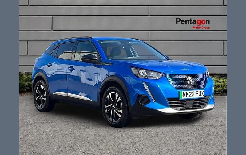 Used Peugeot e-2008 Allure Premium 100 kW (136 HP) 2022 Blue SUV
