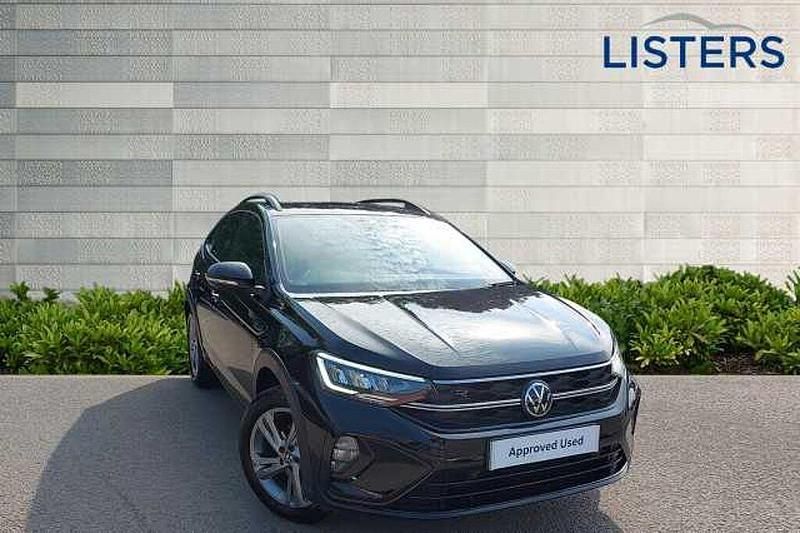 Deep black pearl effect Used 2024 VW Taigo R-line SUV | £22,990 (Fair price) - Image 1/4