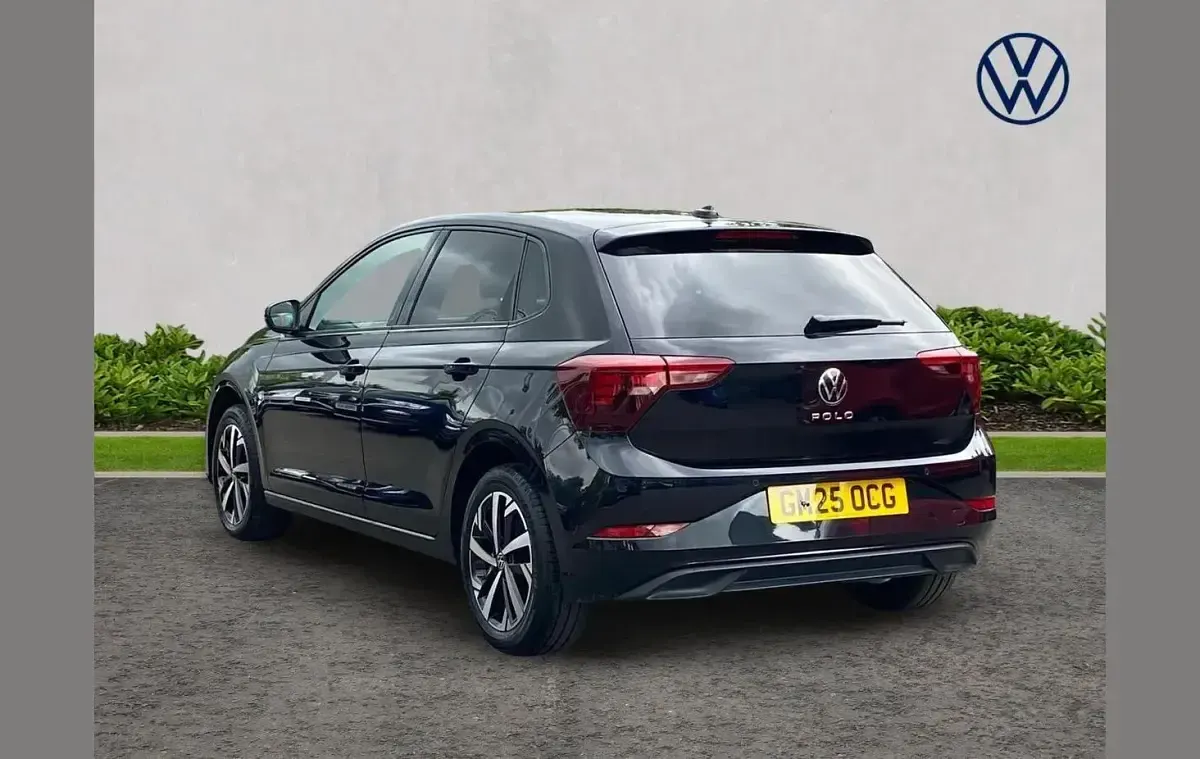 Used VW Polo Match 95 HP (69 kW) 2025 Black Hatchback