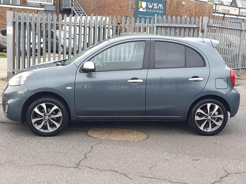 Begagnad Nissan Micra N-TEC 80 HK (58 kW) 2016 Grå Halvkombi