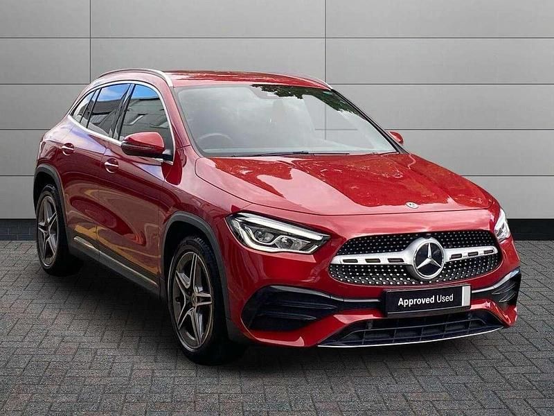 Red Used 2022 Mercedes GLA200 AMG line SUV | £26,795 (Fair price) - Image 1/4